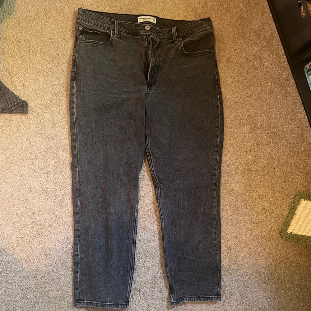 Abercrombie & Fitch Women's Black Boyfriend Jeans